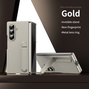 Wholesale Best-selling PC Shockproof Mobile Phone Case Invisible Bracket Magnetic Ring <strong>Holder</strong> for for <strong>Z</strong> Fold - Product Image 1