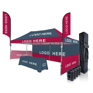 10x20ft bật lên khung hợp kim nhôm triển lãm thương mại lều cho các sự kiện buniess tán ngoài trời gazebos Lều màu tùy chỉnh cho bữa tiệc - Product Image 1