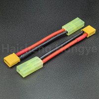 Câble adaptateur XT30 XT60 vers Mini Tamiya mâle/femelle pour batterie LiPo de voiture RC