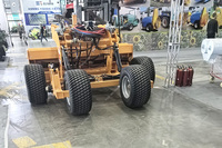 Niveleur de terrain agricole et de pente hydraulique entraîné par un tracteur avec contrôle laser/GPS en option pour l'agriculture de précision