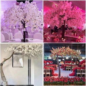 OH ARTS Artificial Cherry Blossom <span class=keywords><strong>Tree</strong></span> Pink Silk Sakura Decoración de la boda Interior Exterior Mesa Centro de mesa Flor de imitación - Product Image 5