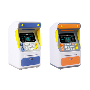 Salvadanaio elettronico simulato riconoscimento facciale bancomat cassa automatica carta Scroll banconota regalo per bambini salvadanaio - Product Image 5