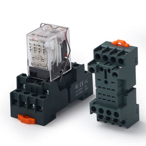 รีเลย์แม่เหล็กไฟฟ้า 14 พิน 5A 12/24/48/110/220/380V AC/DC รีเลย์แม่เหล็กไฟฟ้าควบคุมระดับกลาง - Product Image 1