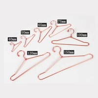 Porte-poupée BJD en fer doré 5 cm, élégant et moderne, pour mini-vêtements de poupée, petits objets tricotés au crochet, cadeau de fête prénatale