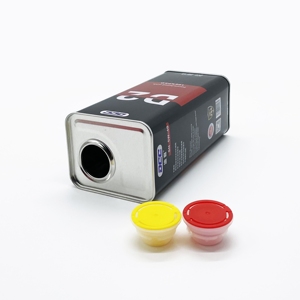 OEM/ODM Lata de Metal Rectangular Cuadrada de 1L para Lubricante, Vacía, con Tapa e Impresión Offset - Product Image 3
