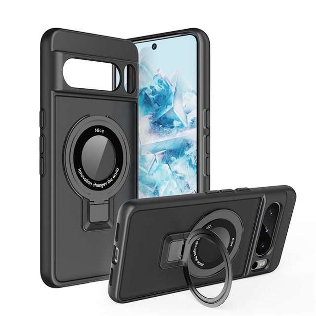Flying High Quality Luxury Metal Magnetic Fashion Shockproof Phone Case In-Mould Decoration Google Pixel 8 Pro PC Material