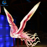 CCFL175 Thema Laterne Ausstellung Tierform Laterne realistische Vogel Laterne Festival für Park