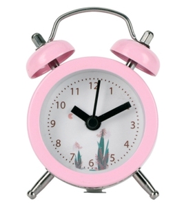Net Red mini đồng hồ báo thức đơn giản sáng tạo kim loại chuông sinh viên trẻ em nhận được đặc biệt thạch anh hiển thị kim ký túc xá Máy tính để bàn báo động - Product Image 3