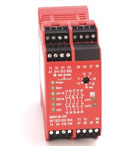 รีเลย์นิรภัยแบบฟังก์ชันเดียว AB รุ่น 440R-M23140 ยี่ห้อ <span class=keywords><strong>Guardmaster</strong></span> MSR138.1DP สำหรับการควบคุมความปลอดภัย ใช้งานได้ 12 เดือน - Product Image 3