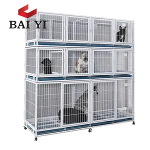 Cage robuste pour animaux de compagnie avec roues pour chien, chat, oiseau, Pigeon