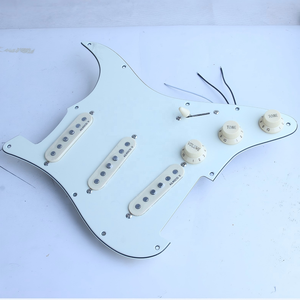 <span class=keywords><strong>Guitarra</strong></span> eléctrica de alta gama al por mayor, ST, con pickguard precableado de 3 capas, SSS, pastillas AlnicoV para <span class=keywords><strong>guitarra</strong></span> <span class=keywords><strong>Fender</strong></span> Strat - Product Image 3