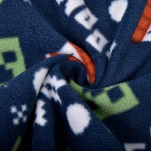 100% Polyester Fleece Fabric 260GSM 150CM Print Pixel Double Brushed for Children's Blankets Loungewear <strong>Hoodies</strong> - Product Image 2