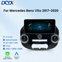 Radio para Auto de 12.3 Pulgadas para Mercedes Benz Vito W176 W447 W639 2014-2020, Pantalla Estilo Tesla, GPS, Navegador, Reproductor de DVD, Estéreo, Android Auto, Carplay