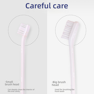 Usine en gros 3 en 1 saveurs de boeuf <span class=keywords><strong>chat</strong></span> brosse à dents dentifrice Pet Kit dentaire chien brosse à dents - Product Image 4