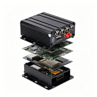 MDVR Compacto de 4 Canales con Tarjeta SD, 1080P H.265, 4G, GPS, IA, ADAS, DMS, Videovigilancia para Logística, Camiones, Furgonetas, Solución para Flotas, Fabricante OEM
