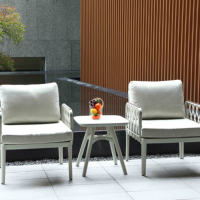 Ensemble mobilier d'extérieur moderne et contemporain Meilleure chaise de jardin en rotin osier toutes saisons Salle à manger Ferme Appartement Patio