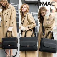 Sac à main Kinmac pour femme en cuir PU, sacoche, sac messager, sac pour ordinateur portable, étui pour ordinateur portable 13 pouces pour MacBook Air Pro 13,3, pour femmes