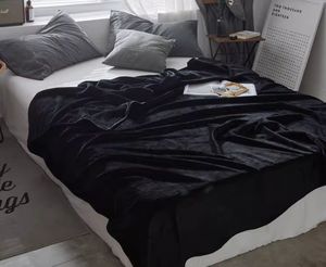 Manta de aire acondicionado de color sólido coral de estilo a cuadros moderno, sábana para persona individual o doble para siesta de <span class=keywords><strong>tarde</strong></span> - Product Image 1