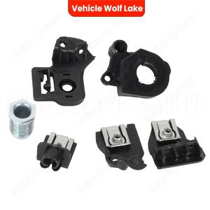 Kit de soporte de montaje de faros delanteros para Volkswagen Golf 8, piezas de reparación de ABS 2021-2024 con tornillos y clips para ensamblaje de luces delanteras - Product Image 2