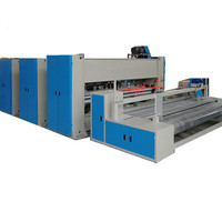 Machine d'enroulement et de découpe longitudinale et transversale non tissée pour feutre de poinçonnage d'aiguille et feutre thermique