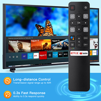 Control Remoto Original Genuino RC802V FNR1 para Todos los Televisores Inteligentes TCL Android 4K UHD, Sin Función de Voz