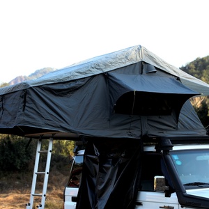Tente de toit de voiture SUV légère en gros 3-4 personnes coque souple étanche pour tente de toit automatique 4WD - Product Image 2