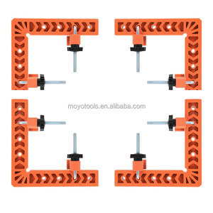 <span class=keywords><strong>Set</strong></span> Alat Persegi Penjepit Sudut 90 Derajat, Penjepit Sudut Kanan Plastik untuk Pertukangan Kayu - Product Image 1