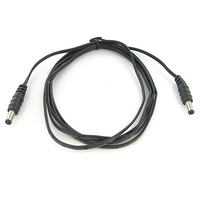 Kabelhersteller 2-polig 2,5 2,5mm DC5521 5521 5,5mm X 2,1mm 5,5x2,1 Stecker auf Stecker Verlängerungskabel für Gleichstrom