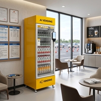 Máquina Expendedora Simple de Alimentos Fríos con Función SDK, Gestión Basada en la Nube y Pantalla LED para Alimentos y Bebidas