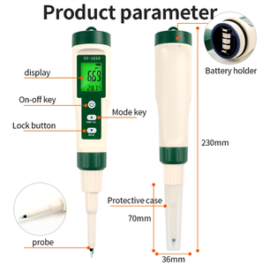 YY-1030 อาหาร <span class=keywords><strong>PH</strong></span> Meter เครื่องวัดอุณหภูมิอิเล็กโทรด <span class=keywords><strong>PH</strong></span> เครื่องมือวัดสําหรับพิพิธภัณฑ์สัตว์น้ําคุณภาพเครื่องทดสอบอาหารเนื้อชีสนมดิน - Product Image 5