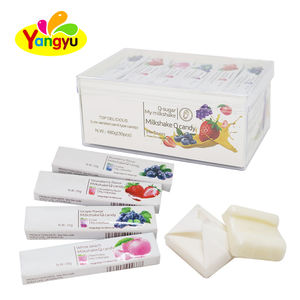 गर्म बिकने वाले असंकोटेड फल चबाने वाली गुम्मस मिठाई और फलों के स्वाद थोक और बॉक्स पैकेजिंग के साथ उपलब्ध - Product Image 1