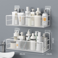 Étagère flottante en fer pour cuisine et salle de bain, support de rangement suspendu pour usage décoratif domestique