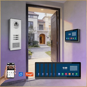 Para Comunidades Residenciales, con Control por Aplicación Tuya Smart, Sistema de Hogar Inteligente IP de 6 Botones para Mayor Comodidad, SD56-6*1+SMT2BK-WIFI*6 Opt - Product Image 1