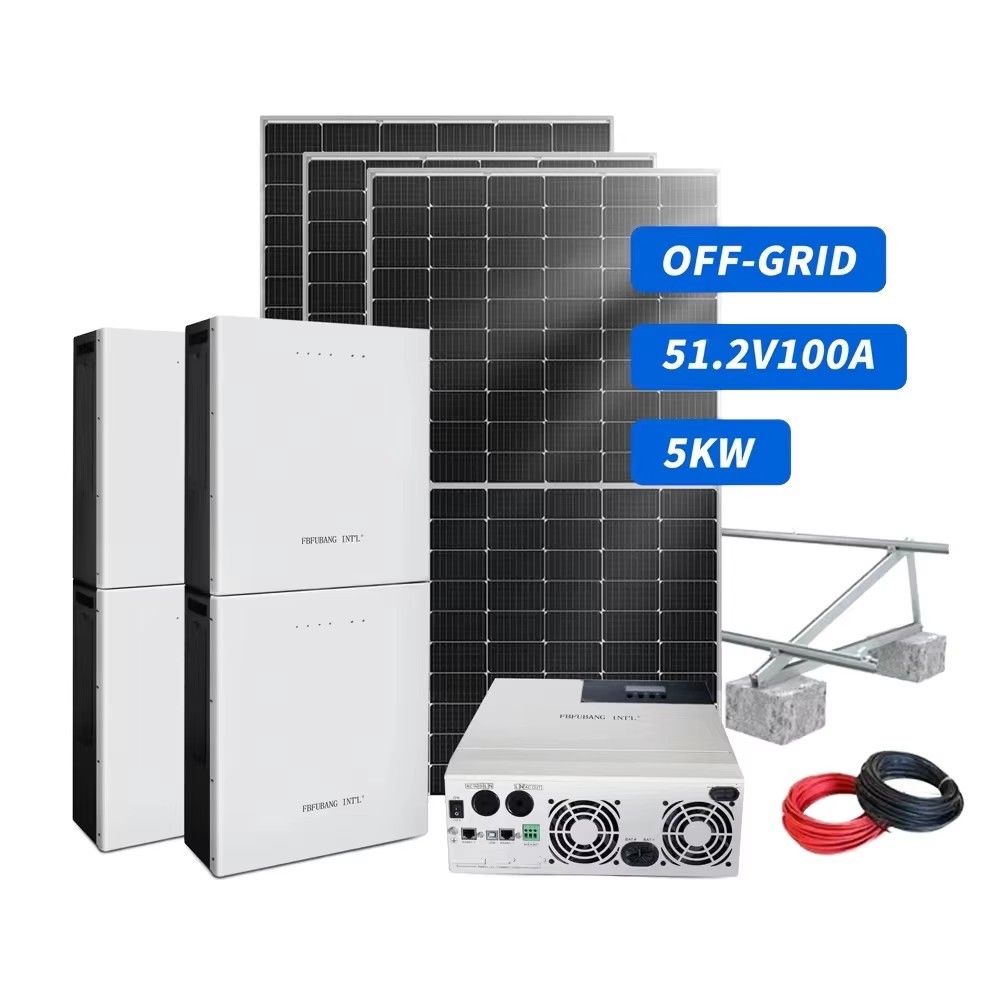 10Kw Off Grid Solar 3kw 5kw 10kw 15kw Solar Power System Power Station for caravan Full Set Hybrid Offgrid System · image 3