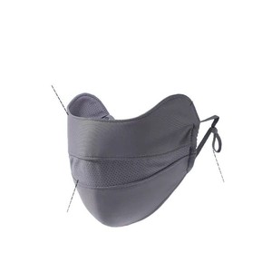 Masque de protection solaire élégant pour femmes, en soie glacée respirante, protection UV intégrale du visage, utilisation en extérieur - Product Image 2