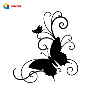 Autocollants décoratifs pour <span class=keywords><strong>voiture</strong></span> en forme de <span class=keywords><strong>papillon</strong></span> et de fleur, autocollants amovibles pour porte et fenêtre - Product Image 3