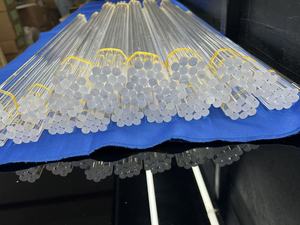 Hình trụ tùy chỉnh rõ ràng thủy tinh thạch anh thanh silica thạch anh trong suốt - Product Image 4