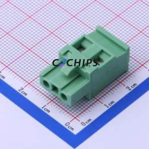 DB2EKA-7.62-2P-GN-S Plug-in Terminal Block P=7.62mm Connector Male Plug 1x2P 7.62mm Green - Product Image 1