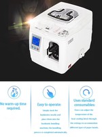 Máquina de Empaquetado de Billetes Euro, Bajo Ruido, 30/min, 7KG, PLC, Sin Atascos, Plug and Play, para Centros de Efectivo y Bancos