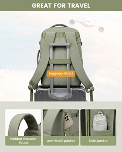 LOVEVOOK 17 "bagaglio a mano zaino da viaggio di alta qualità bagaglio leggero <span class=keywords><strong>valigia</strong></span> con 3 cubetti di imballaggio impermeabile borsa da viaggio - Product Image 6