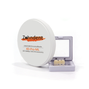 Produttore Zahndent materiale da laboratorio dentale 1200MPa forza 4D Pro blocco di Zirconia in ceramica dentale multistrato - Product Image 3