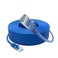 Kabel Jaringan Ethernet LAN Internet Komputer Patch Cord 2M 3M 5M 10M Biru Rj45 UTP FTP CAT6 23AWG