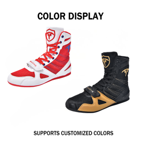 Customizable Microfiber Men’s Boxing <b>Boots</b> Weightlifting Bodybuilding Indoor Wrestling Training Shoes (OEM/ODM Supported) - Product Image 2