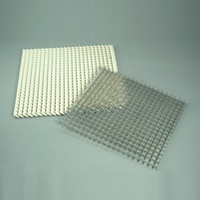 Grilles en aluminium alvéolées sans cadre, Lames alvéolées à 0 degré, Lames alvéolées à 45 degrés, Alvéolées