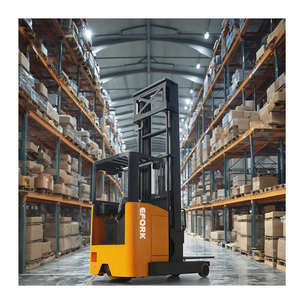 नए 10 मीटर 12 मीटर इलेक्ट्रिक स्टेकर लिथियम बैटरी से प्रमाणित पैलेट फोर्कलिफ्ट स्टेकर - Product Image 4