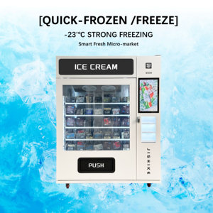 Jsk Ice Cream Máy bán hàng tự động mềm phục vụ hoàn toàn tự động máy di động với đầu đọc thẻ và thanh toán tiền mặt - Product Image 5