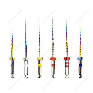 Limas dentales coloridas para endodoncia <span class=keywords><strong>dental</strong></span>, limas dentales endomotoras, precio de fábrica, limas dentales médicas para endodoncia - Product Image 1