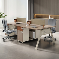 Table de bureau de direction modulaire E1 MFC OEM de qualité supérieure Bureaux convertibles de luxe de style moderne assemblés Mobilier de bureau de luxe