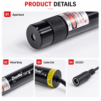Module laser rouge 638 nm ZhonNa pour machine de découpe bois et pierre, équipement laser, outil de positionnement, service personnalisé