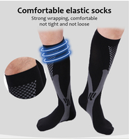 Chaussettes de compression médicale sportive, bas de contention pour infirmières, prévention des varices, chaussettes adaptées au sport